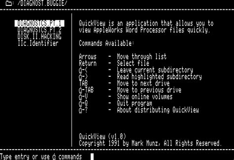 A collection of historical software for apple ii computers from the 1980s and early 1990s. Review of Apple II Diagnostics Version 1.0 Stephen Buggie ...