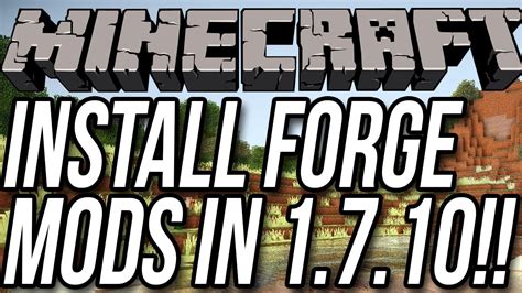 This is a minecraft mod based on minecraft forge. How To Install Mods Using The Forge Mod Loader In ...