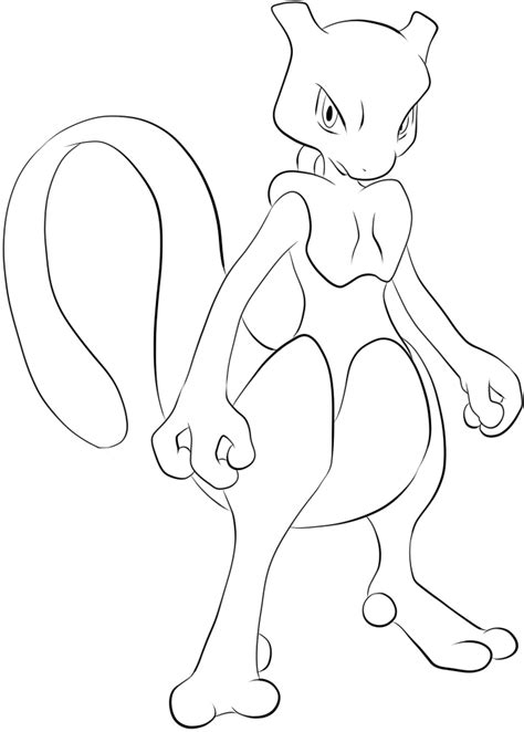 I also found data for master. 150 Mewtwo Lineart by lilly-gerbil | Pokemon coloring ...