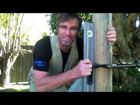 How to set posts in concrete (without mixing): How to Set a Fence Post. FAST! - YouTube