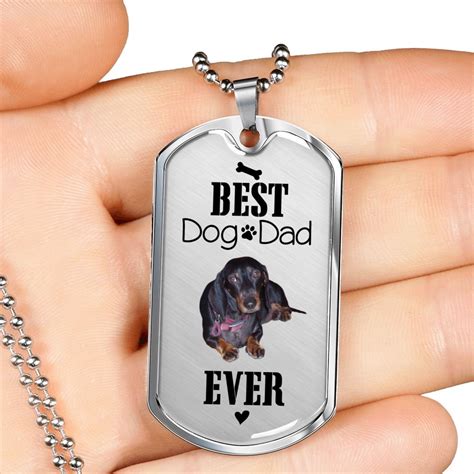 We can't think of anyone who loves us more than the dogs do, and they make. Dachshund dog dad gift idea for fathers day from son ...