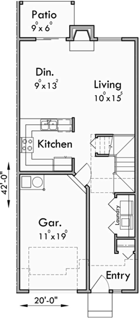 Be the first to review small 3 bedroom house plans amy cancel reply. Duplex House Plans, Townhouse Plans, Mirror Image House, D-458