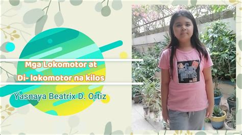 Definition of locomotor with photos and. Di Lokomotor Picture - Batayang Kasanayan Sa Pagkilos ...