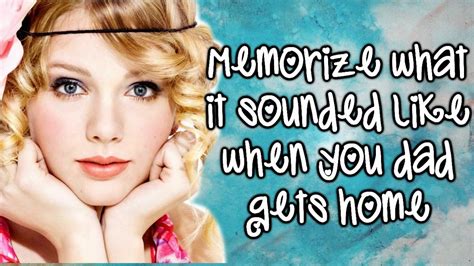 Your little hand's wrapped around my finger. Taylor Swift- Never Grow Up (Lyrics) - YouTube