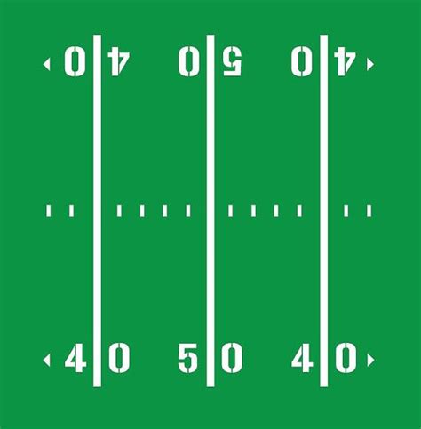 The files are free for personal use. Football Field Yard Lines Room Decal Removable Vinyl ...