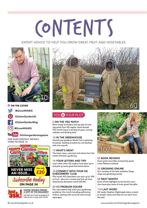 Each issue features hundereds of creative solutions for your home, as well as ideas. Kitchen Garden Magazine - 272 - May 2020 Subscriptions | Pocketmags