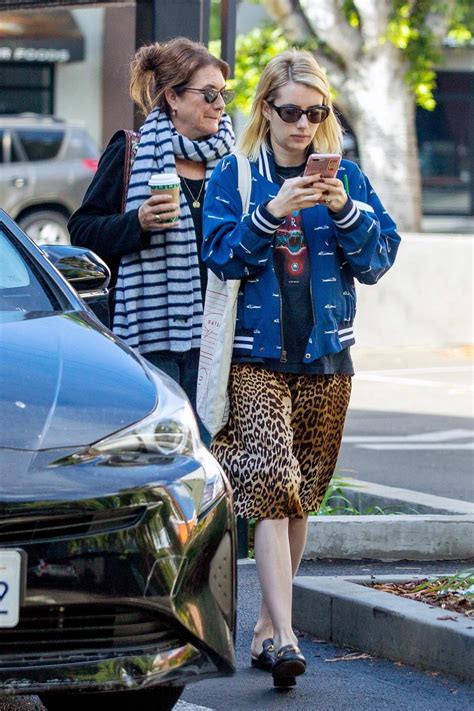 Reddit gives you the best of the internet in one place. Emma Roberts wore a leopard print skirt and blue jacket ...