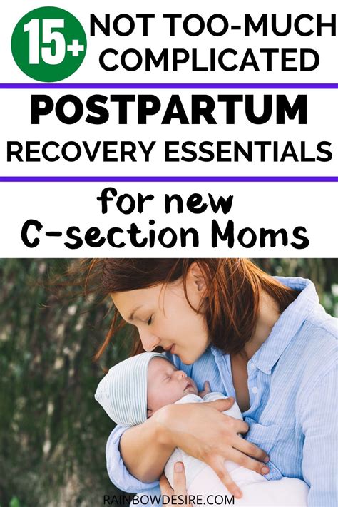 Postpartum garments to help care for your body, so you can focus on baby. Postpartum Care Essentials Checklist for C-Section Moms ...