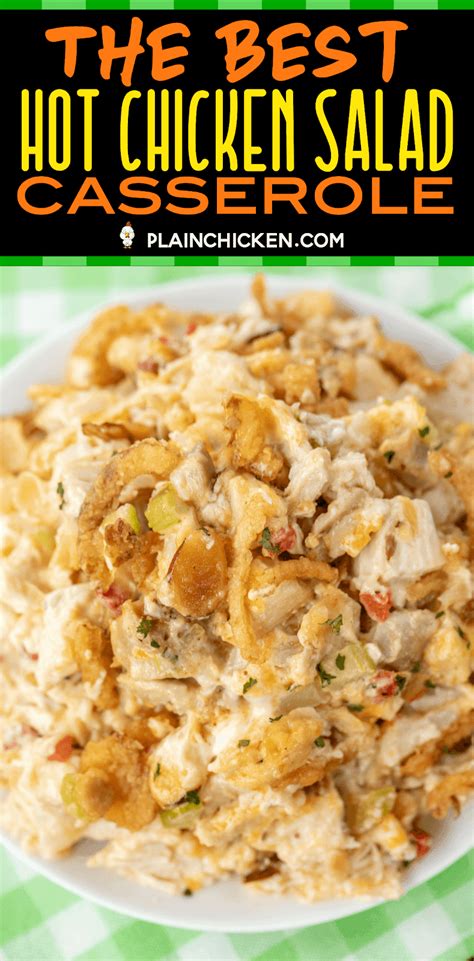 While the chicken livers marinate, soak 24 toothpicks in a bowl of cold water. Hot Chicken Salad Recipe With Water Chestnuts / 10 Best Hot Chicken Salad with Water Chestnuts ...