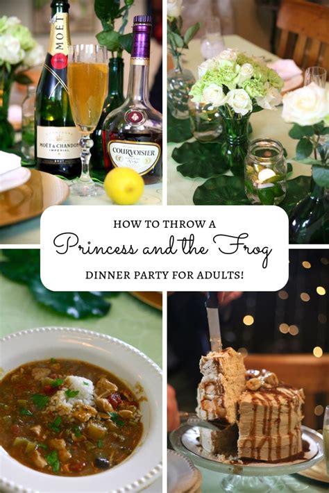 32 great party theme ideas for you! Disney Dinners: Princess and the Frog | Disney dinner, Dinner themes, Adult disney party