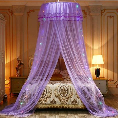 Free shipping on prime eligible orders. Canopy Bed Curtain for Girls Adults-Dome Bed Net for Twin ...