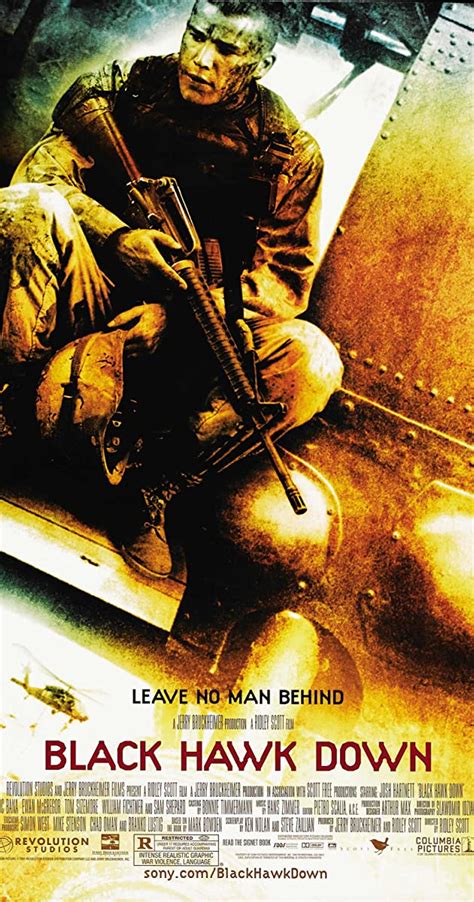 Black hawk down is a 2001 war film produced and directed by ridley scott, from a screenplay by ken nolan. Black Hawk Down (2001) - IMDb