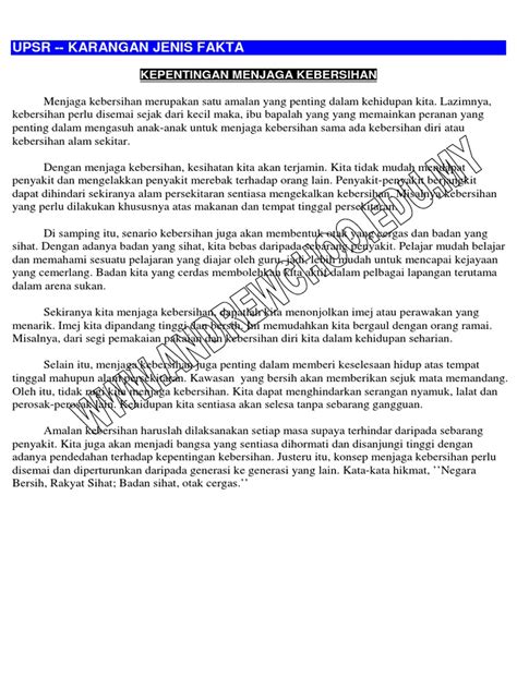 Oleh itu, menjadi kewajipan setiap orang memastikan amalan menjaga kesihatan diri dipraktikkan dengan sebaik mungkin. UPRA-KARANGAN-FAKTA-KEPENTINGAN-MENJAGA-KEBERSIHAN.pdf