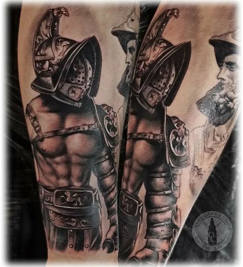 Getting inked with a warrior design portrays a degree of inner strength that appeals to the masses. Gordon Patterson | Warrior tattoos, Gladiator tattoo ...