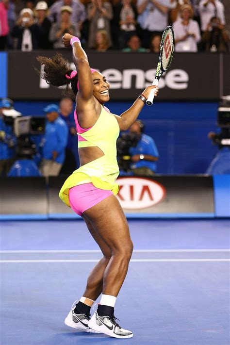 Bei ihrem auftaktspiel bei den australian open hat serena williams mit ihrer kleidung für aufsehen gesorgt. Serena Williams - Australian Open 2015 Final • CelebMafia