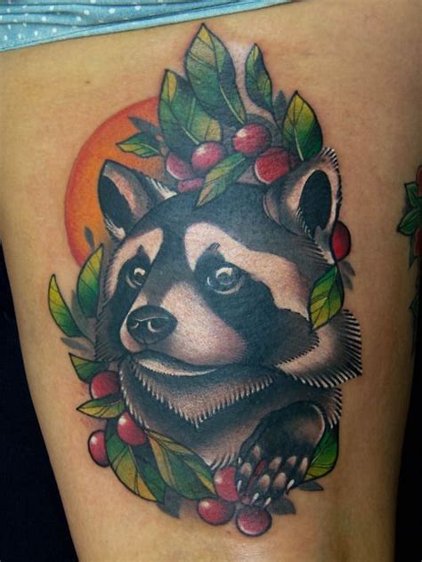 Take a peek at the gallery below to check out tattoos of raccoons, skunks and possums from talented tattooers around the world. raccoon tattoo - Google Search | Badger tattoo, Tattoos