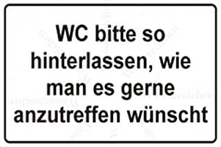 Mit unseren nützlichen tipps und tricks kannst du auch dein wc dauerhaft sauber halten. Suchergebnis auf Amazon.de für: Wc Sauber Halten Schild