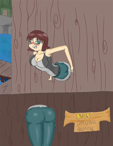 Wacky waving inflatable arm flailing wall girl!10/13 5:00pm (edt): Alice Stuck In Porthole by leonidas3090 on DeviantArt