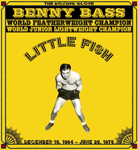 Steve aoki, nervo & tony junior. The Boxing Glove: On This Day: "The Little Fish" Benny ...