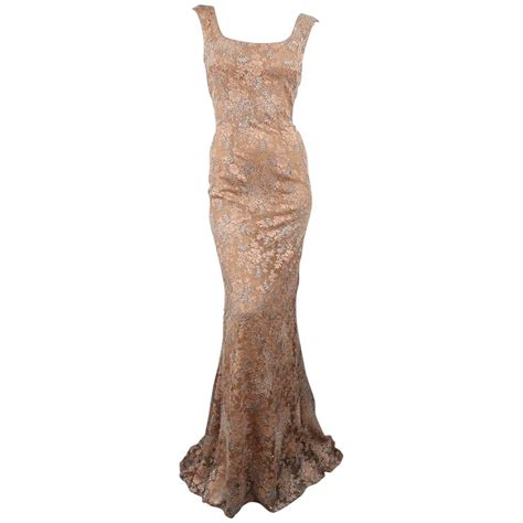 Ball gowns have always remained a favourite if we look at the english history in particular. VERA WANG Size 8 Beige Silk Beaded Lace Strapless Evening ...