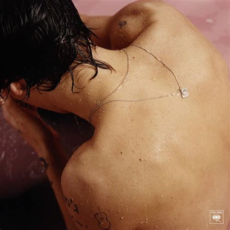 #harry styles album #cover art #2017 #harry styles #harley weir. Harry Styles Bathes in Millennial Pink Bath for Debut ...