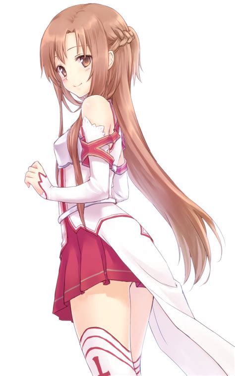 Download transparent asuna png for free on pngkey.com. Asuna White Background : 1girl asuna_(sao-alo) blue_eyes ...