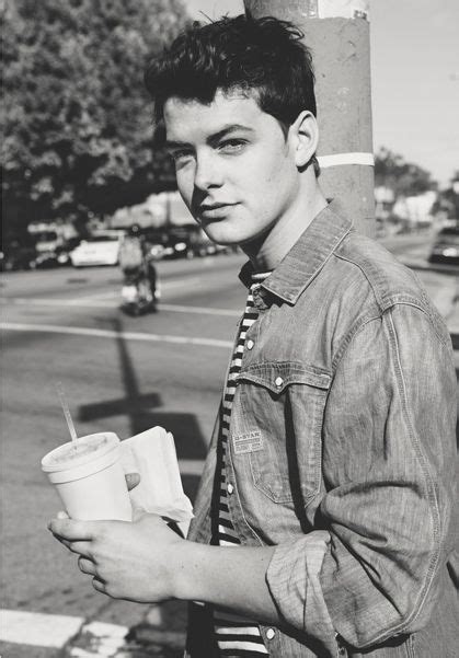 Israel broussard is an american actor. #BlingRing star Israel Broussard in Aritzia Magazine ...