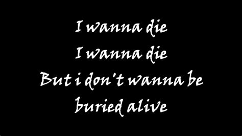 Some people go through their entire lives doing the same repetitive routine. Ace - I Wanna Die - lyrics - YouTube