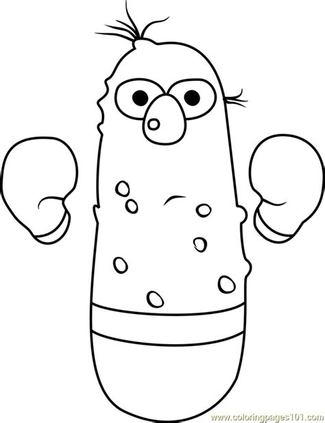 Twas the night before christmas coloring pages. Goliath Coloring Page - Free VeggieTales Coloring Pages ...