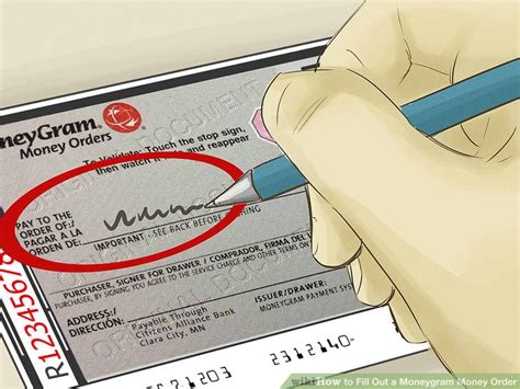 On the pay to the order of line, fill in the name of the company or person where you plan to send the money order. 3 Ways to Fill Out a Moneygram Money Order - wikiHow