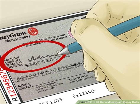 It's a good idea to fill out this section as soon as possible to make sure it doesn't fall into the wrong hands, and make. 3 Ways to Fill Out a Moneygram Money Order - wikiHow
