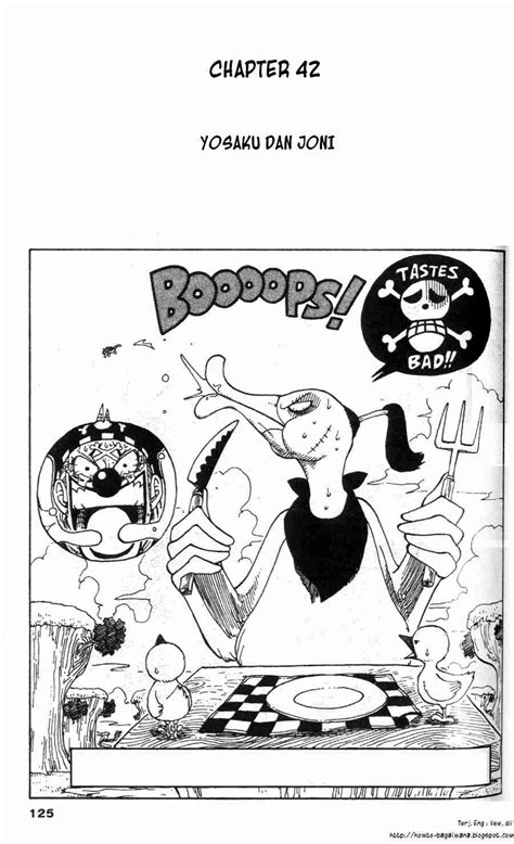 There might be spoilers in the comment section, so don't read the comments before reading the chapter. Komik One Piece Chapter 042 Bahasa Indonesia | BacaKomik