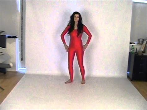 Red spandex with free shipping & exchanges, and a 100% price guarantee. Spandex Red Catsuit - YouTube