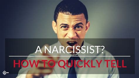These tips can help you recognize and cope with a narcissist. How to tell QUICKLY if you are dealing with a narcissist ...