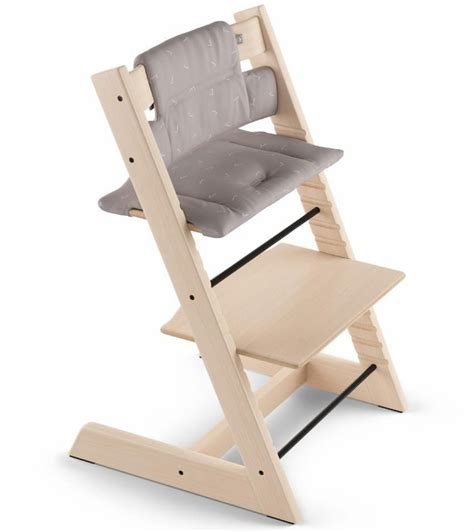 This chair is well designed and has many handy functions such as multiple positions for the recline height and footrest and creates a chair that allows infants to recline with a bottle as well as being perfect for a hungry toddler self feeding and everything in between. Stokke Tripp Trapp Cushion - Icon Grey