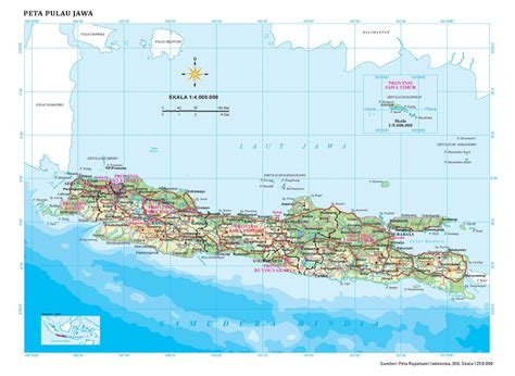 Indonesia merdeka pada tahun 1945. Gambar Peta Pulau Jawa Tengah Lengkap Dan Jelas - Info ...