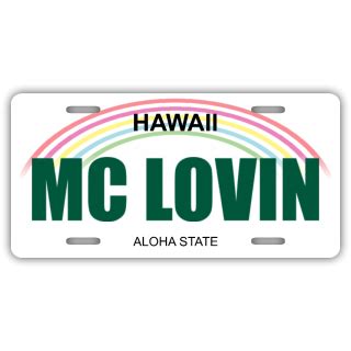 Mc Lovin License Plate - Personalized License Plates - License Plates
