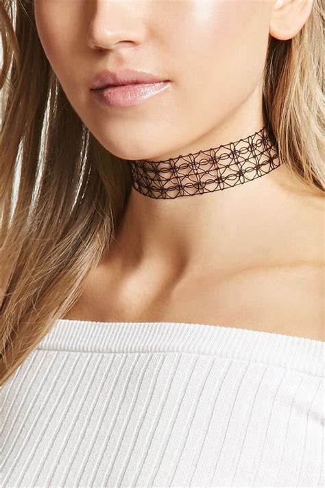 Pink rose gold tattoo choker. FOREVER 21 Tattoo Collar Choker | Fashion necklace, Online shop accessories, Indian choker necklace