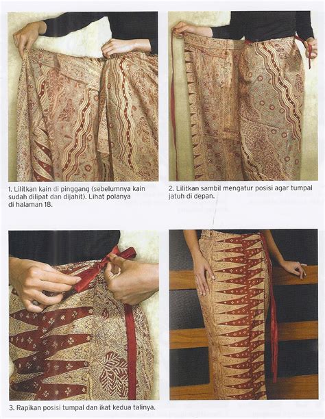 Cara memakai kain batik sebagai rok dan dress | 10 styles with only 4 kain batik. Praktis dan Unik, Cara Memakai Kain Batik Jarik Modern ...