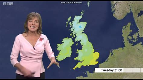 The site owner hides the web page description. Louise Lear - BBC Weather - (4th November 2019) - 60 FPS - YouTube