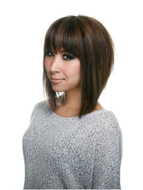 A bob is a simple hairstyle that is easy to cut and modify. Pin on aline Bob