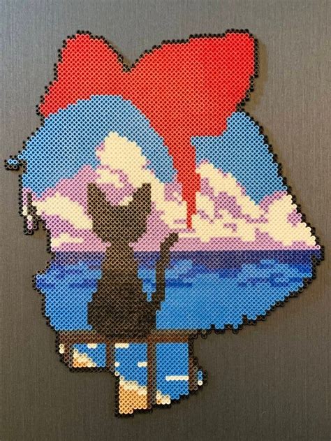 Go cross stitch crazy with our huge selection of free cross stitch patterns! Kiki's Delivery Service! - beadsprites | Diy perler beads ...