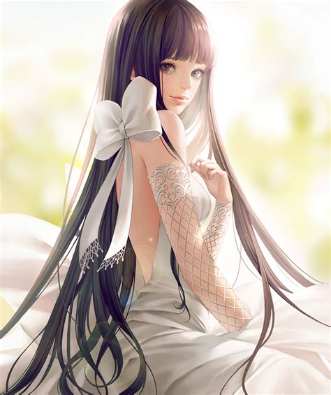 The typical black haired look though common but is very attractive, especially on the porcelain skin type that most of the anime girls seem to possess. Pin on Anime Girls - Black Hair