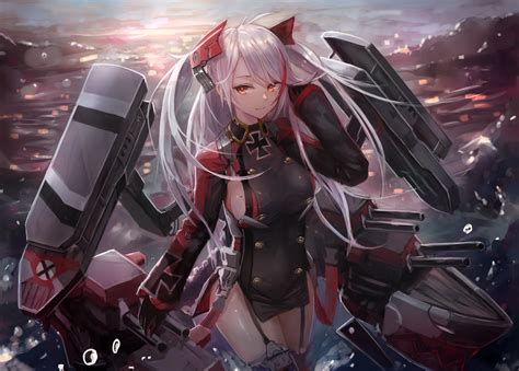 Anime, azur lane, graf zeppelin (azur lane), prinz eugen (azur lane). Azur Lane HD Wallpaper | Background Image | 2300x1650 | ID ...