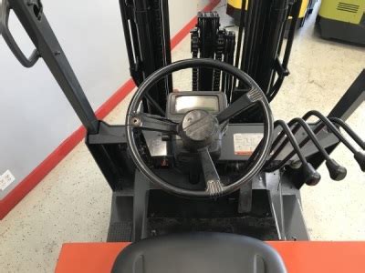 One that lifts the forks up or down, the second one tilts the forks/blades down or up to secure the load, and the third to move the load side to side. Introduction to forklift driving controls