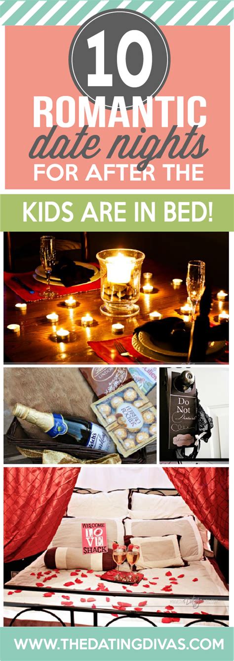 Bedroom romantic date night ideas at home for him. 45 At Home Date Night Ideas for AFTER the Kids are in Bed!