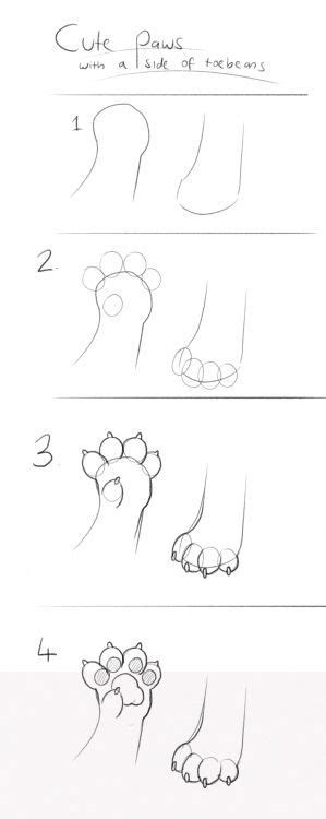 Very small handpaws and footpaws: Want to learn more about drawing tutorial #drawingtutorial ...