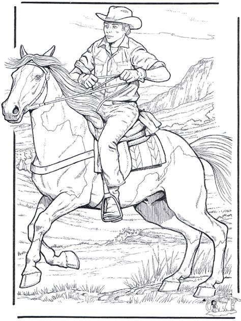 To print, simply click on the printable of your choice. Free Printable Cowboy Coloring Pages For Kids