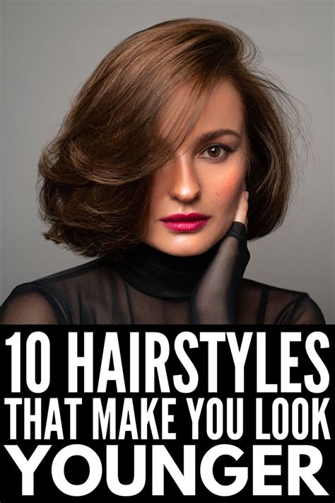 Your hair is one of the first things people notice about you, so use it to your advantage! Middle Age & Fabulous: 10 Hairstyles That Make You Look Younger in 2020 | Layered curly hair ...