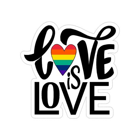 Love Is Love LGBT Vinyl Car Sticker Tumblr Stickers, Love Stickers, Car